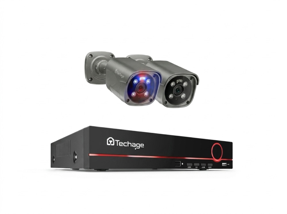 Nyaliko 2-camera Starter package — two 5MP AI cameras with NVR
